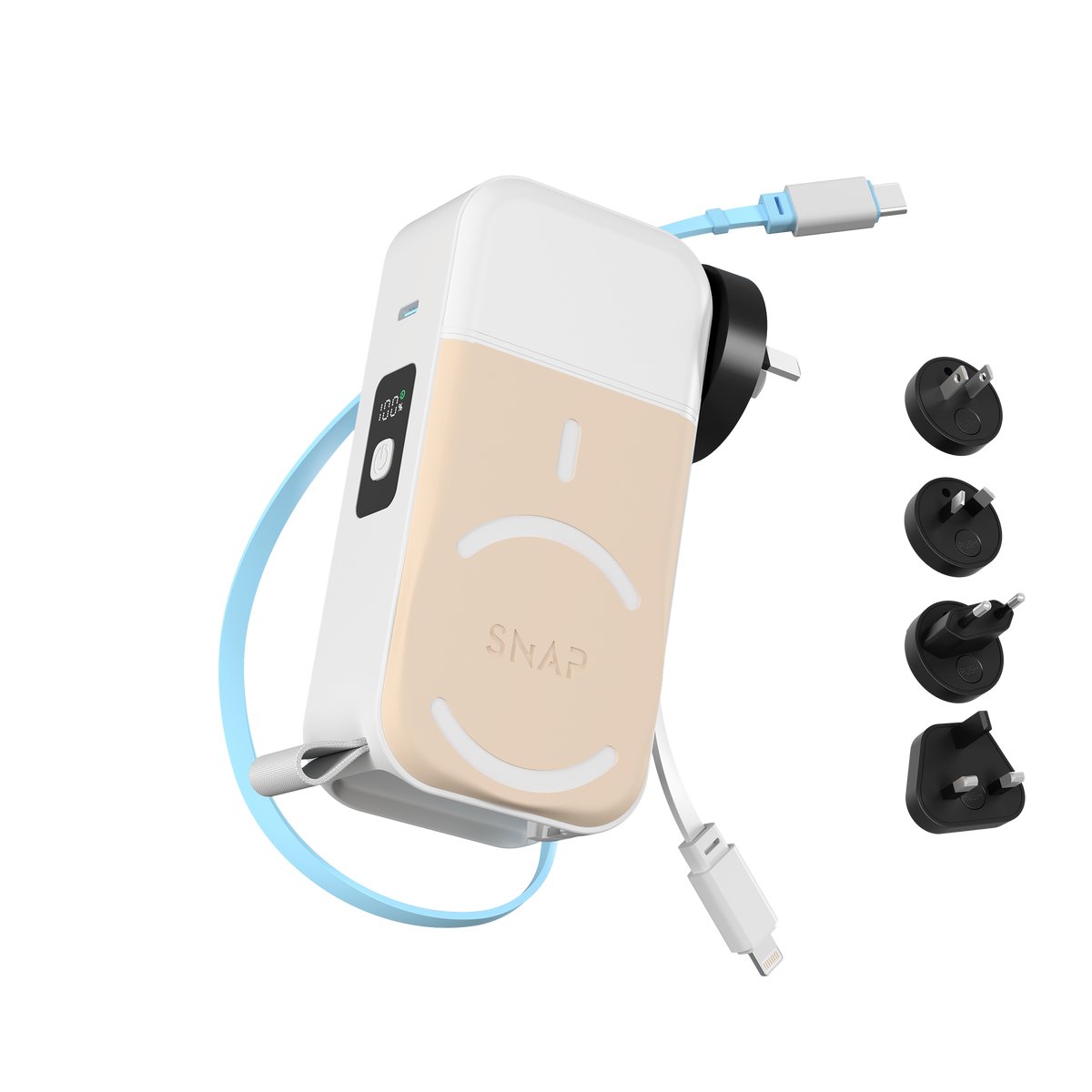 PowerPack Universal 2 - 6 in 1 Travel Power Bank 10,000mAh